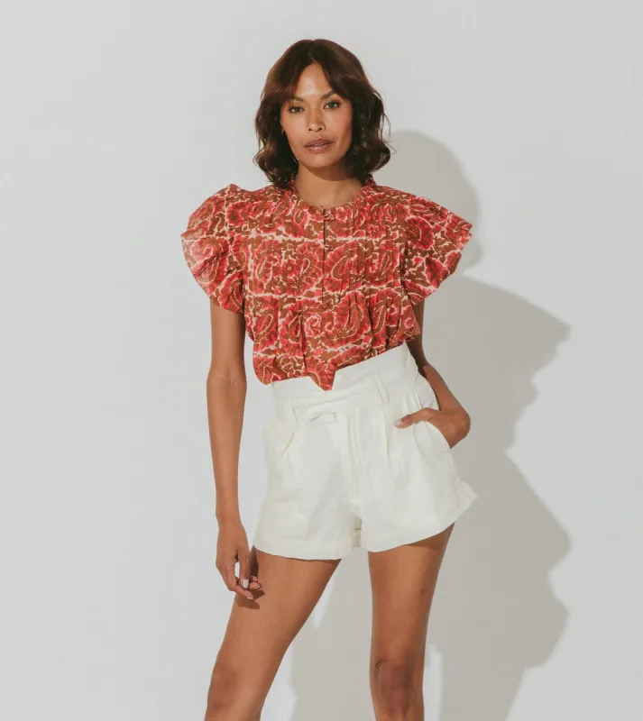 Calla Blouse | Aurora sold by Cleobella