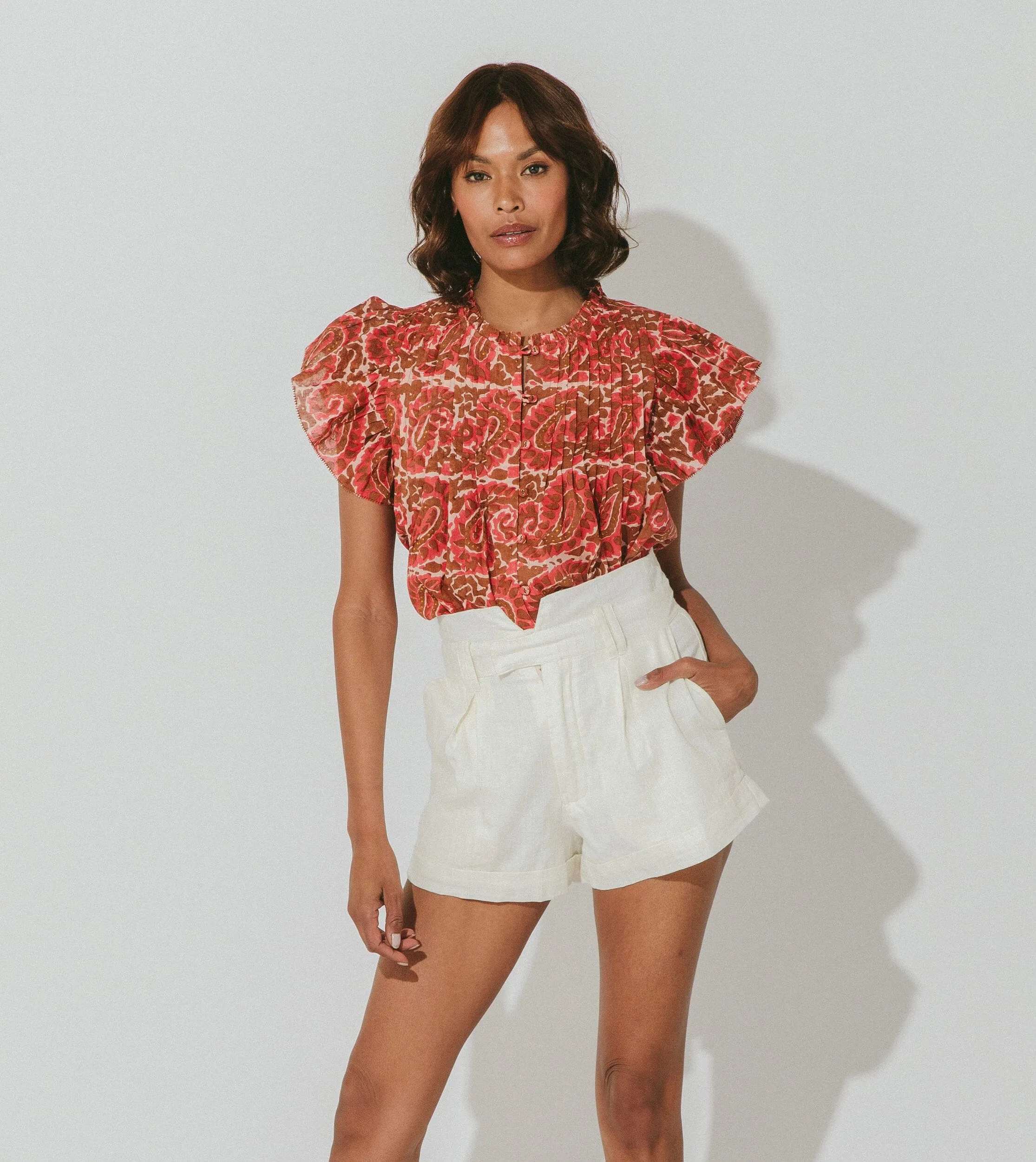 Calla Blouse | Aurora sold by Cleobella