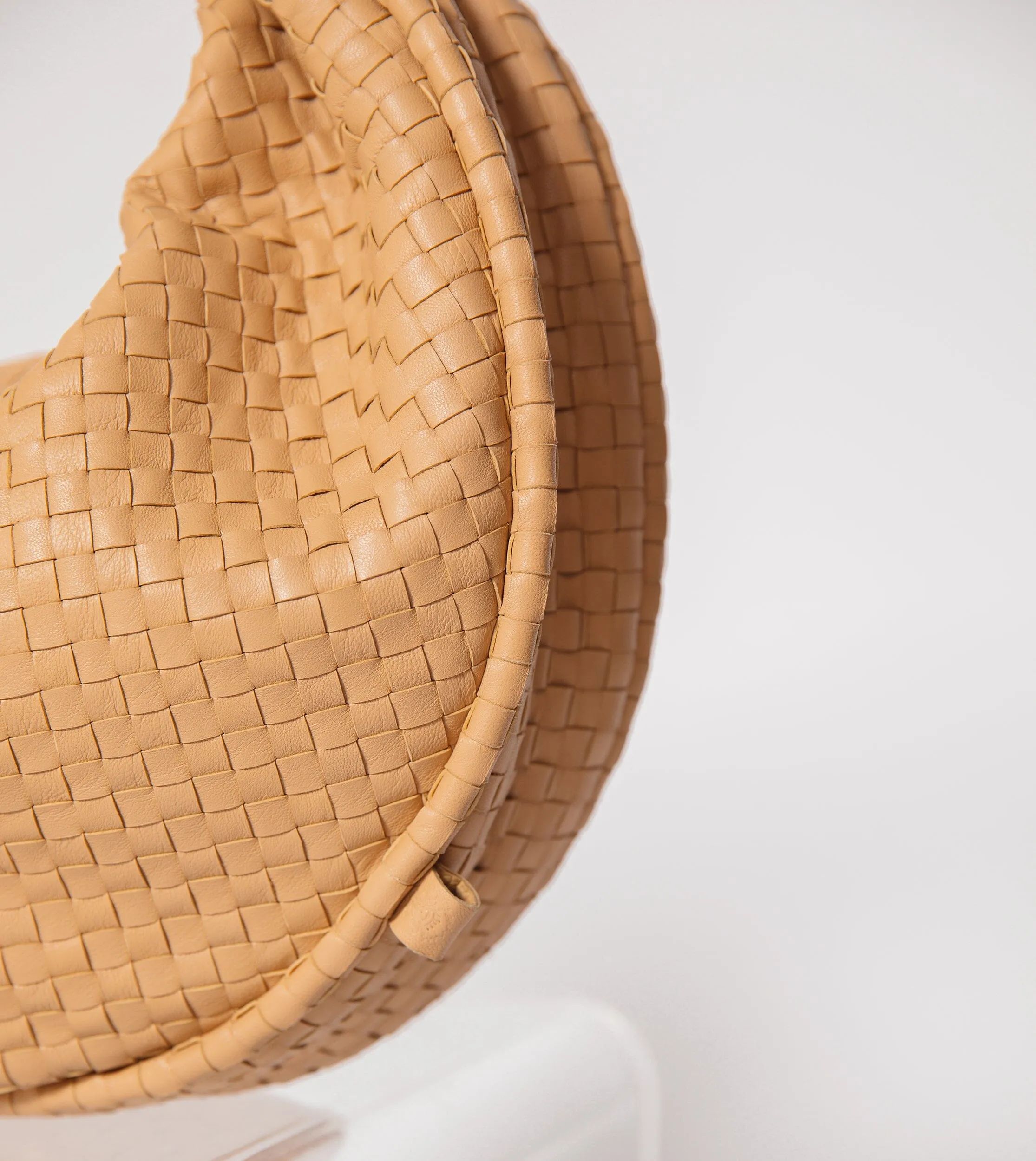 Santiago Mini Hobo Bag | Dark Tan sold by Cleobella product image thumbnail 2