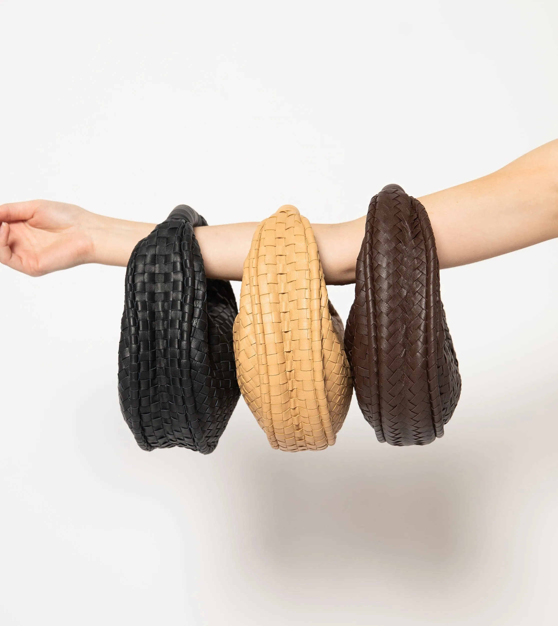 Santiago Mini Hobo Bag | Dark Tan sold by Cleobella product image thumbnail 4