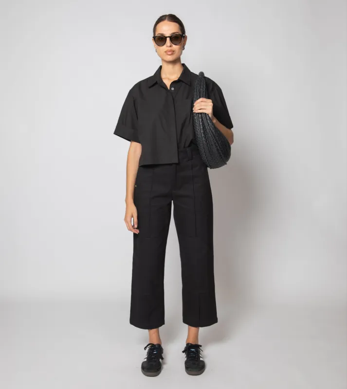 Ama Blouse | Black sold by Cleobella
