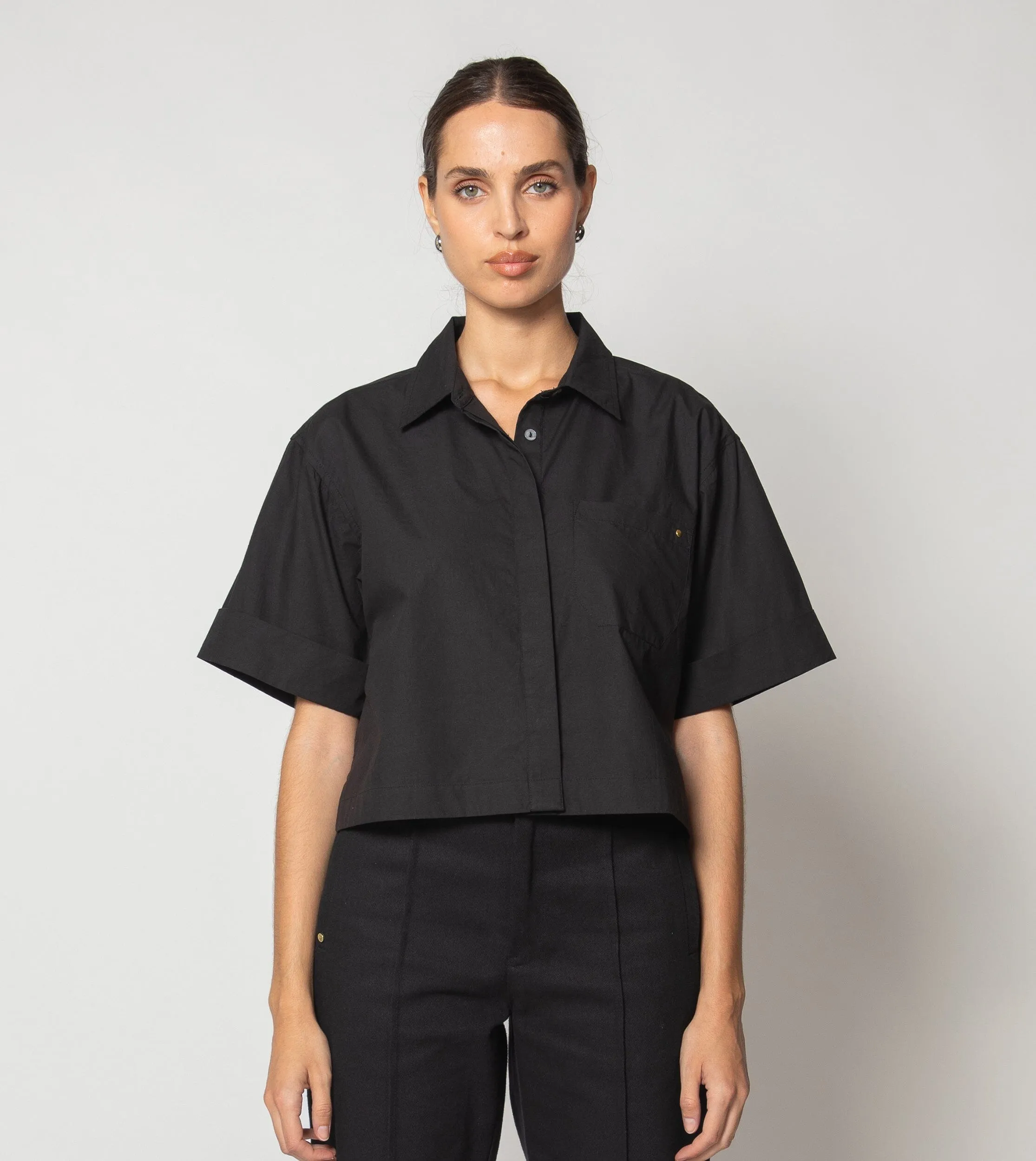 Ama Blouse | Black sold by Cleobella product image thumbnail 2