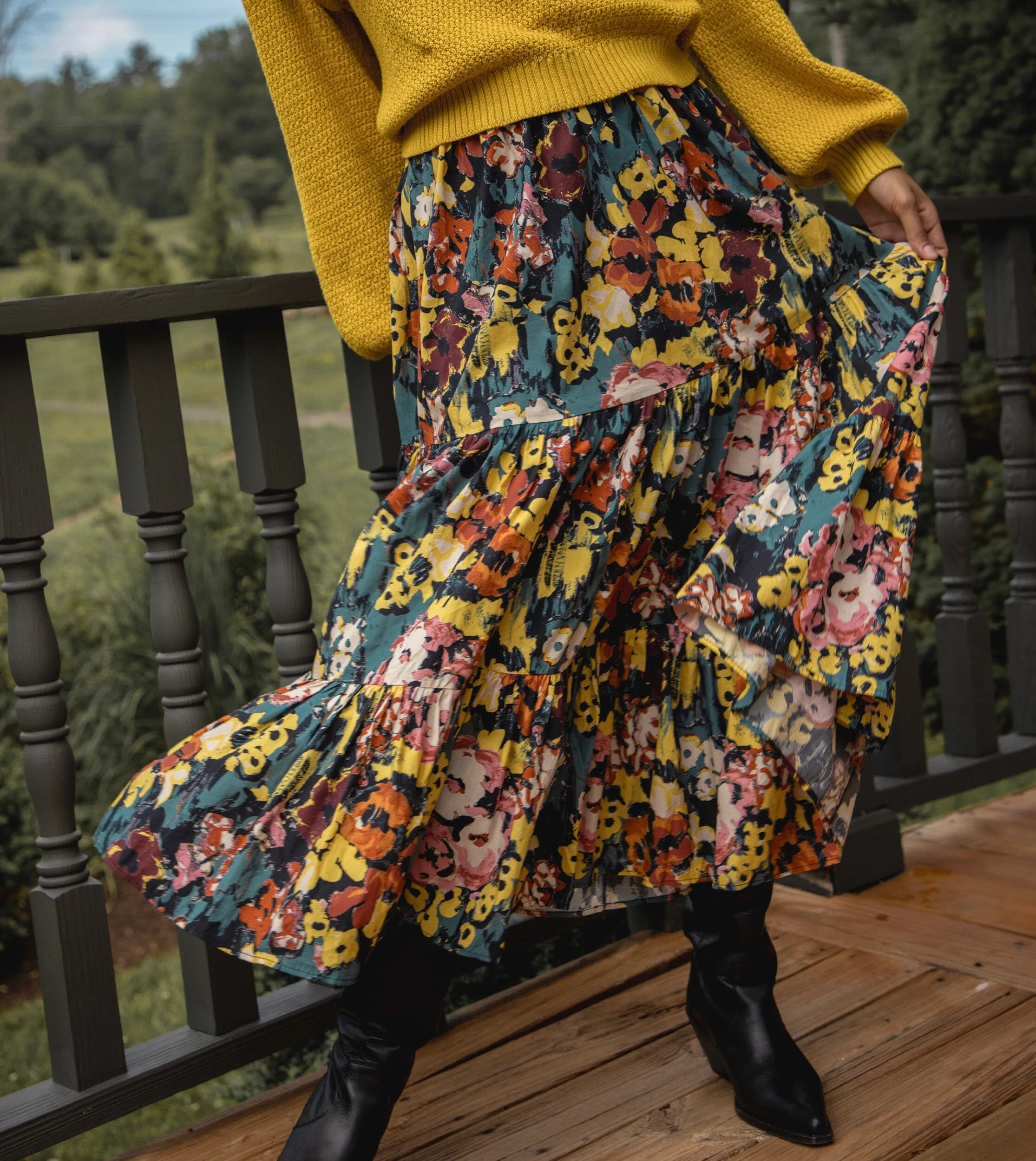 Freya Ankle Skirt | Monet sold by Cleobella product image thumbnail 4