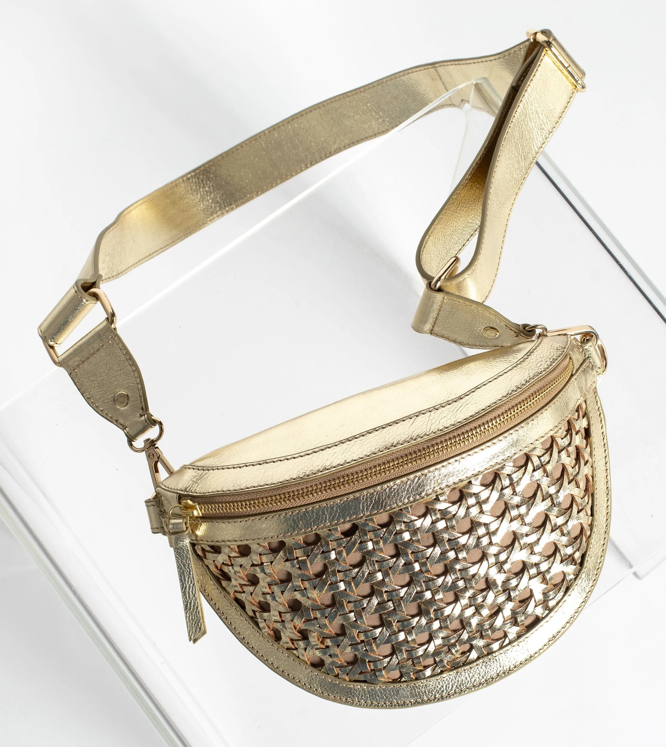 Doris Weave Crossbody | Gold sold by Cleobella product image thumbnail 5