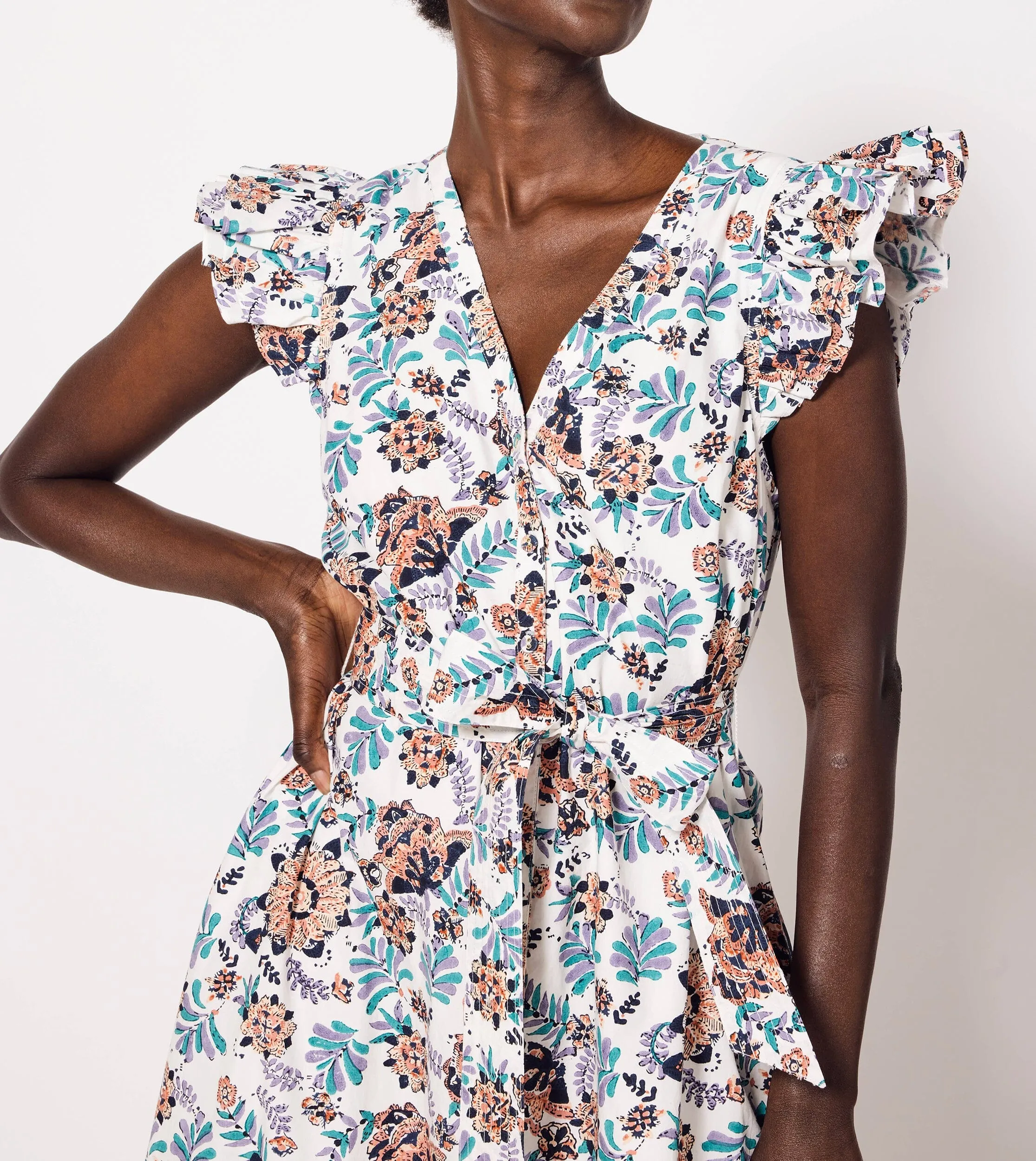 Noricel Ankle Dress | Miramonte sold by Cleobella product image thumbnail 4