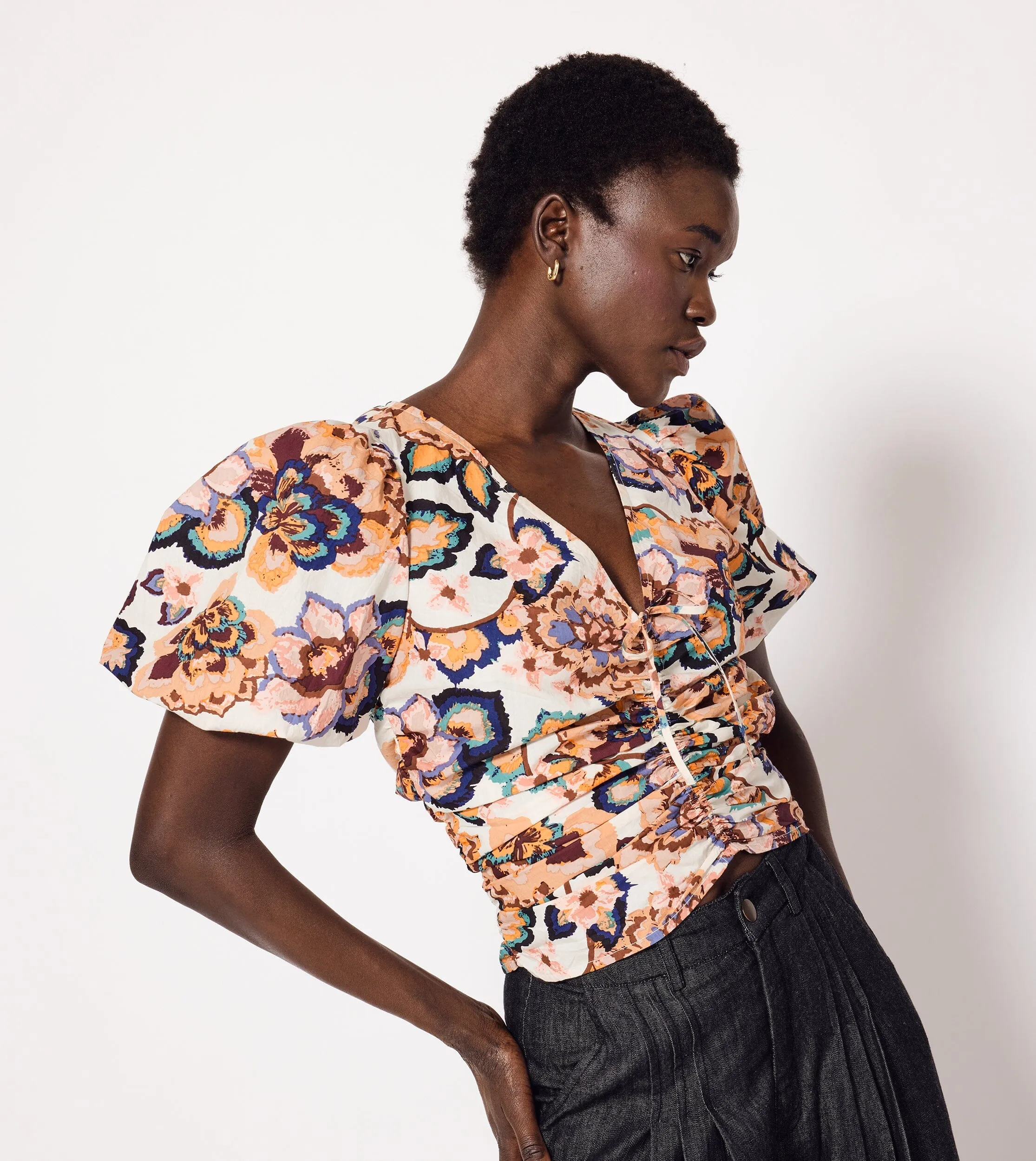 Delphina Top | Desert Floral sold by Cleobella product image thumbnail 4