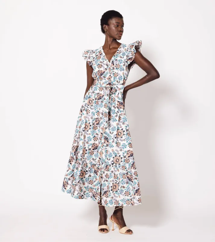 Noricel Ankle Dress | Miramonte sold by Cleobella