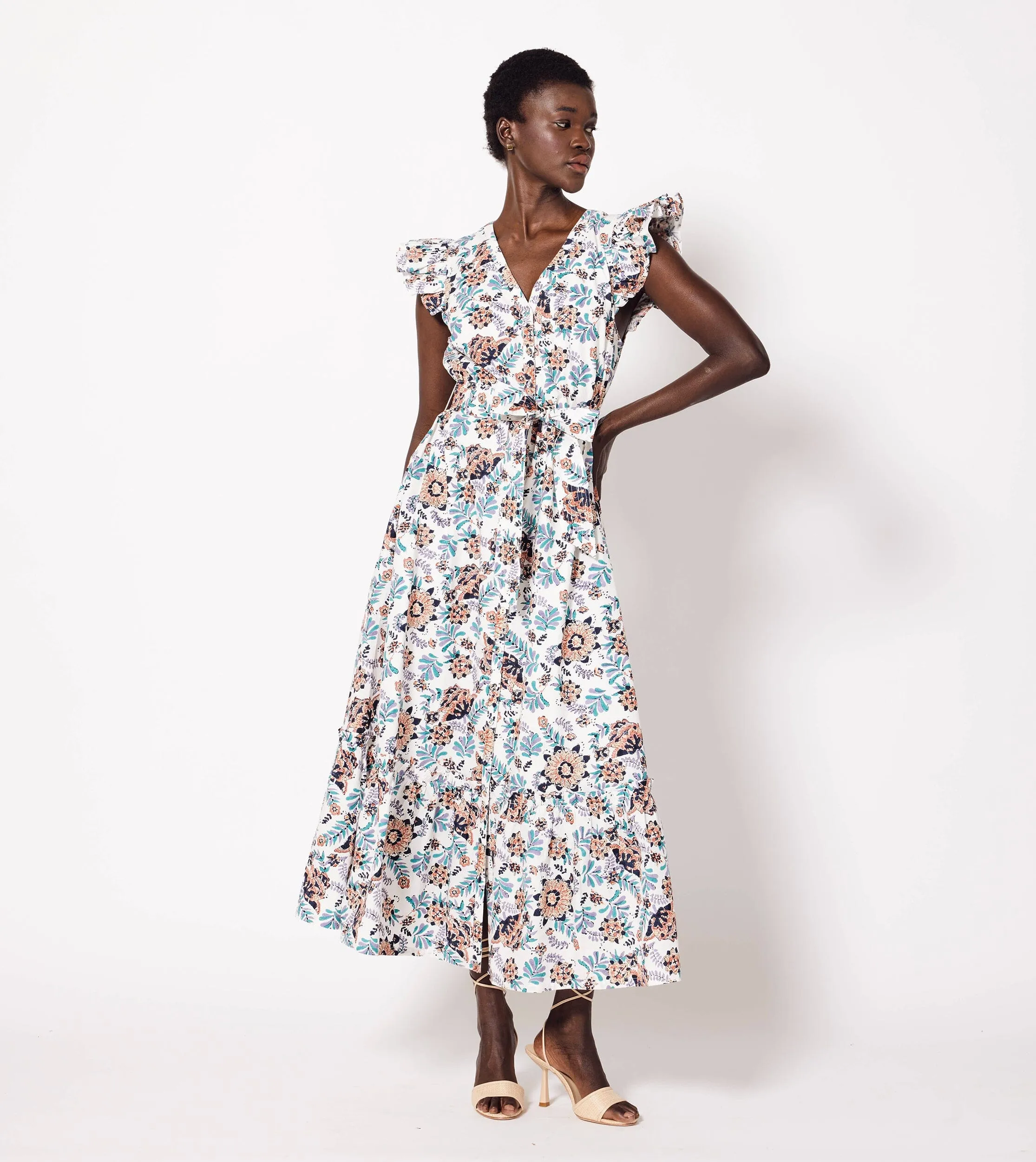 Noricel Ankle Dress | Miramonte sold by Cleobella