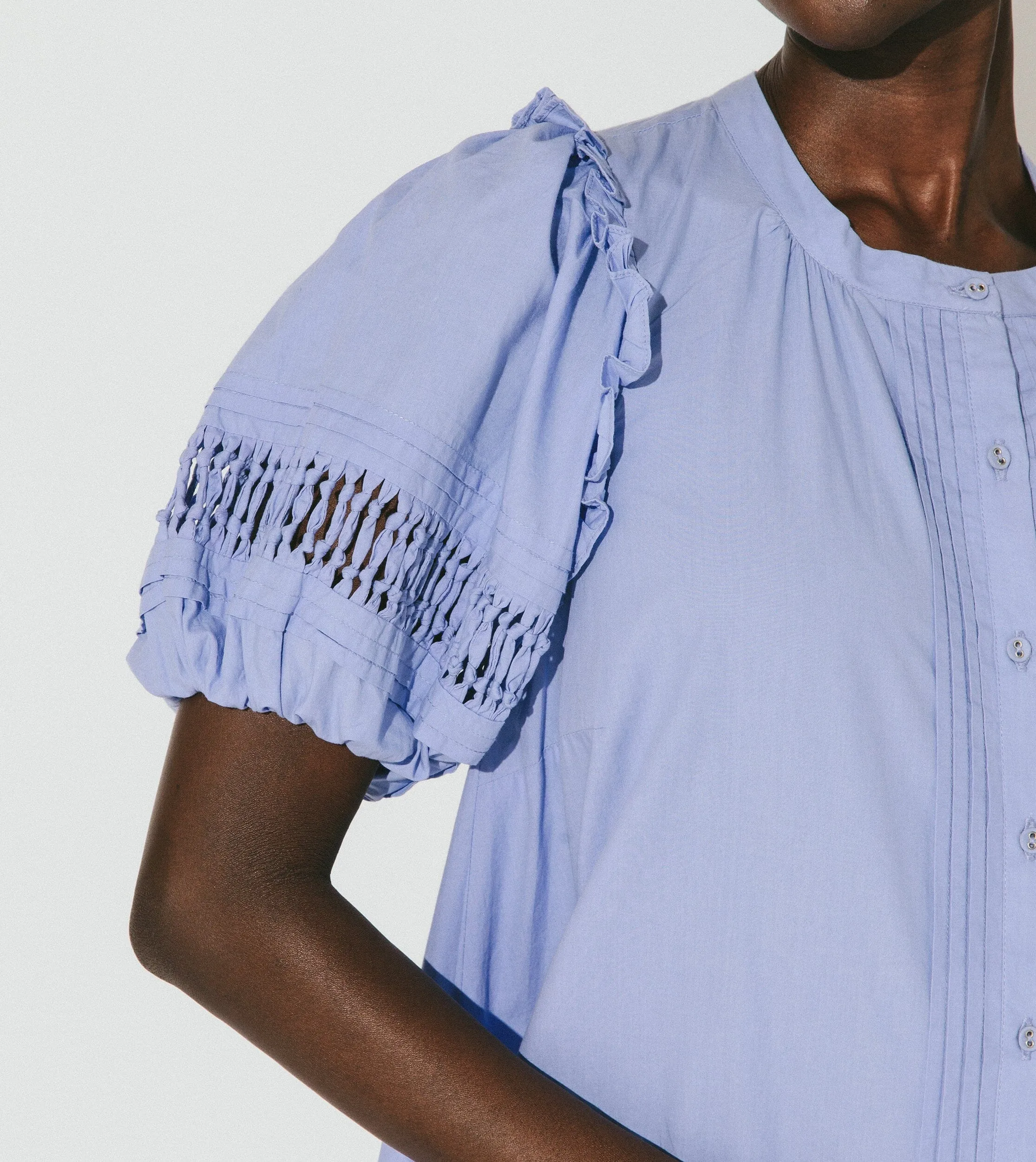 Dolly Mini Dress | Periwinkle sold by Cleobella product image thumbnail 5