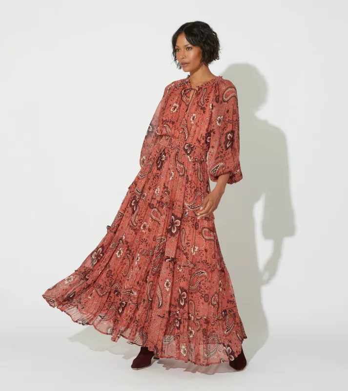 Elowen Ankle Dress | Rhode Paisley made by Cleobella