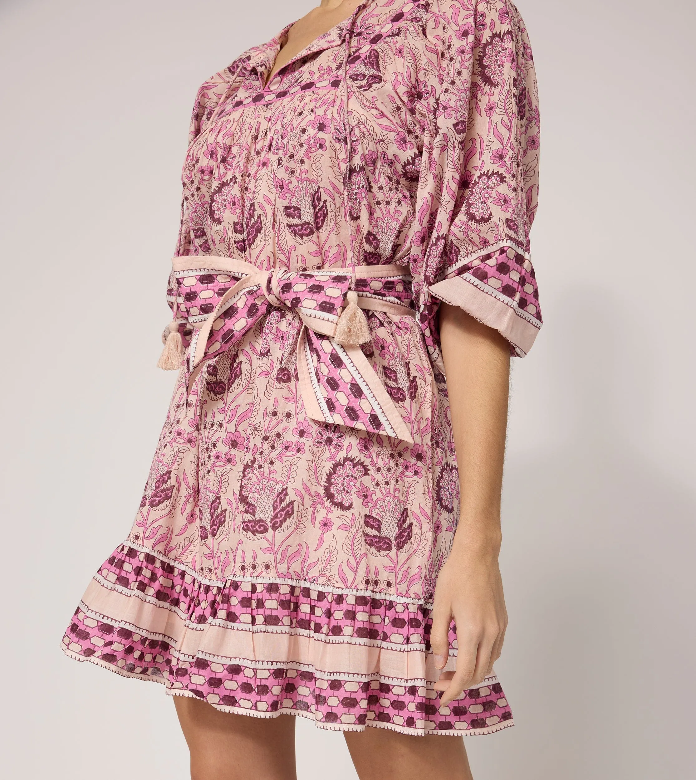 Magdalena Mini Dress | Vintage Rose sold by Cleobella product image thumbnail 5
