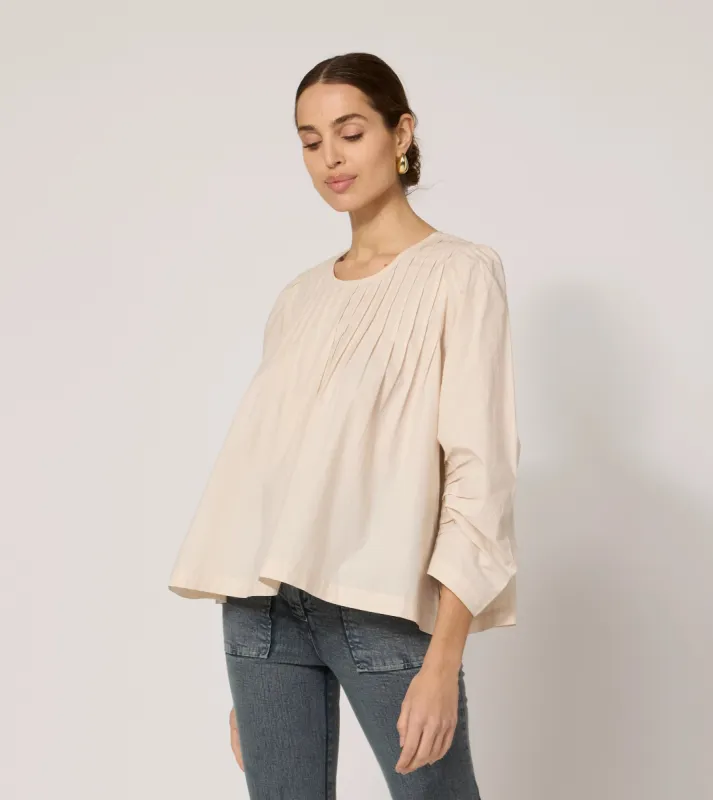 Penny Blouse | Vintage Ivory sold by Cleobella