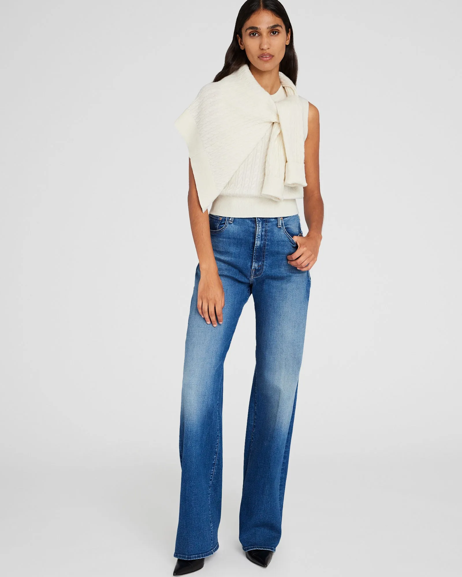 MOTHER The Lasso Heel Jeans sold by Club Monaco product image thumbnail 4