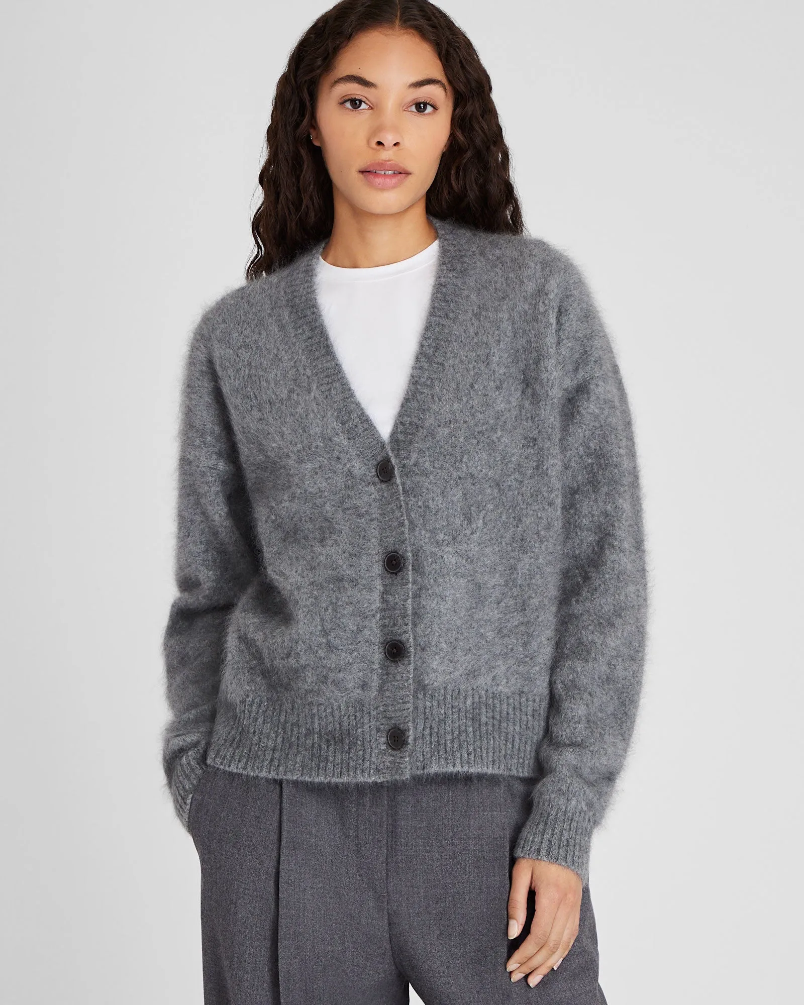 Brushed Cashmere Cardigan sold by Club Monaco