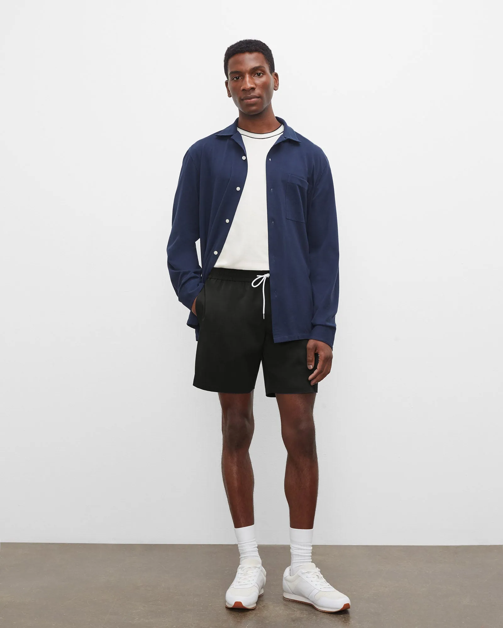 Bo Solid 7" Swim Trunk sold by Club Monaco