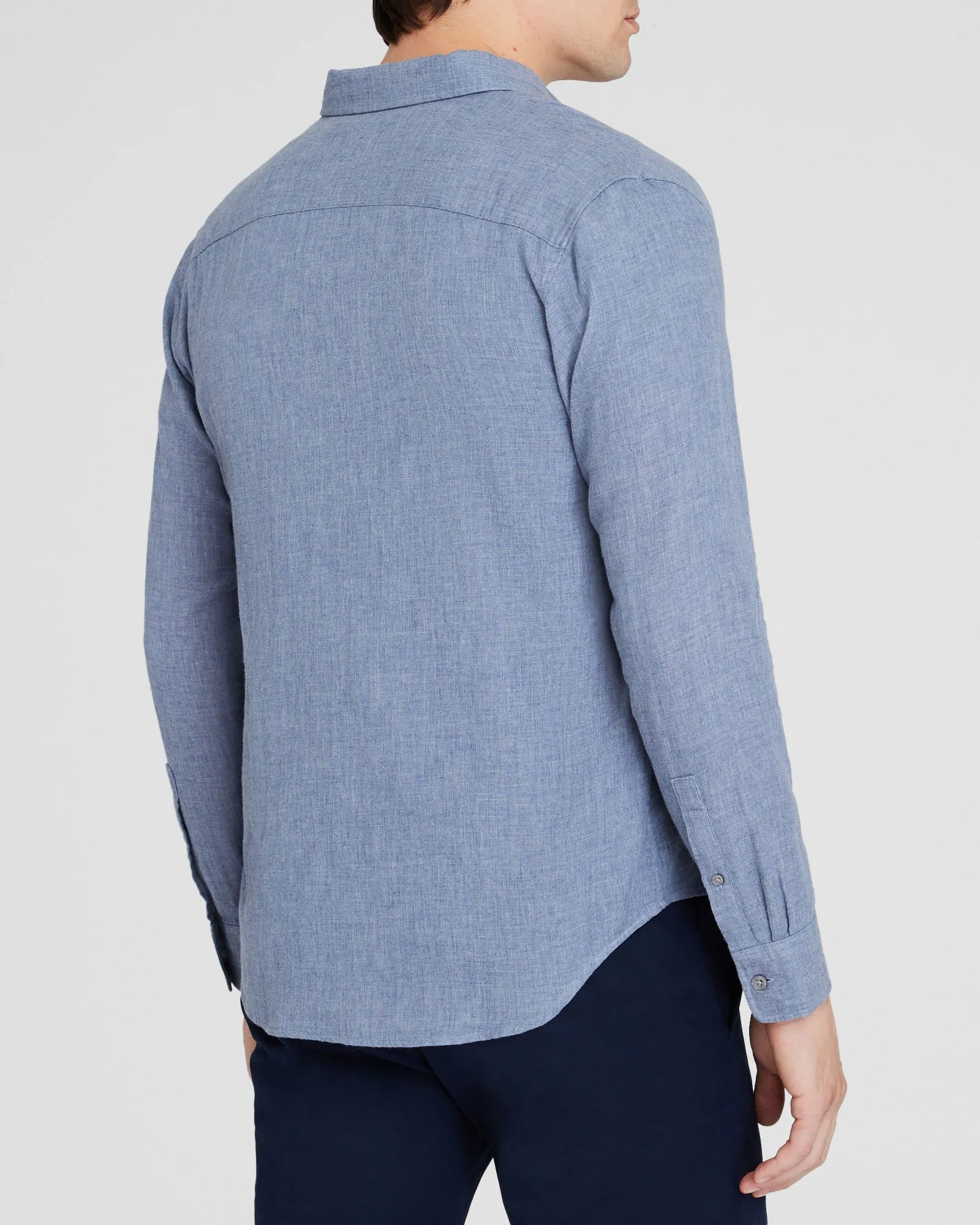 Lightweight Doubleface Long-Sleeve Shirt sold by Club Monaco product image thumbnail 3