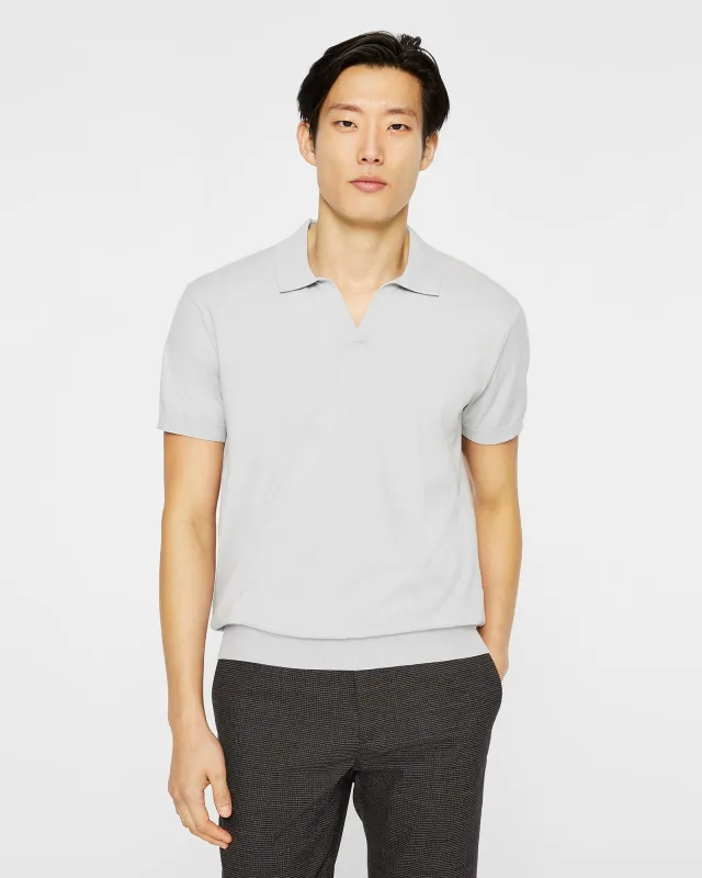 Short Sleeve Tech Johnny Collar Polo sold by Club Monaco