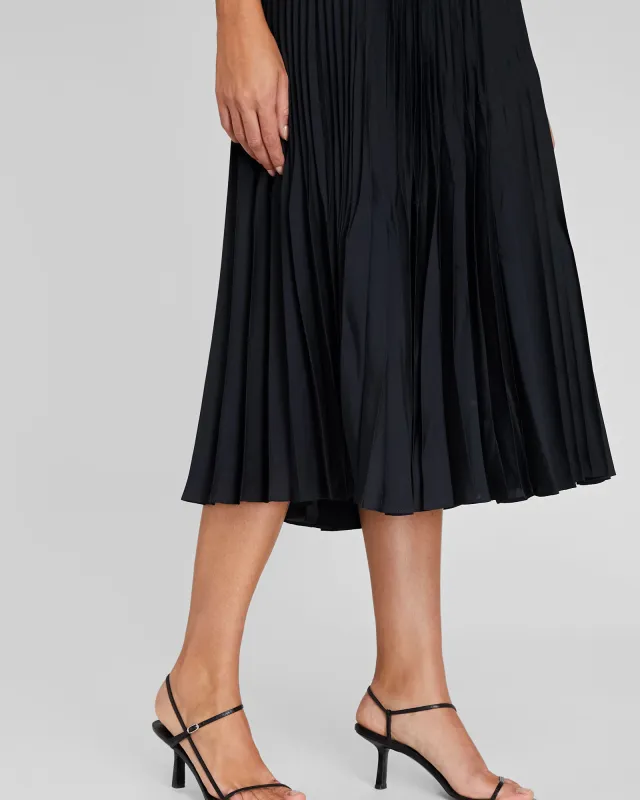 Angle Pleated Skirt sold by Club Monaco