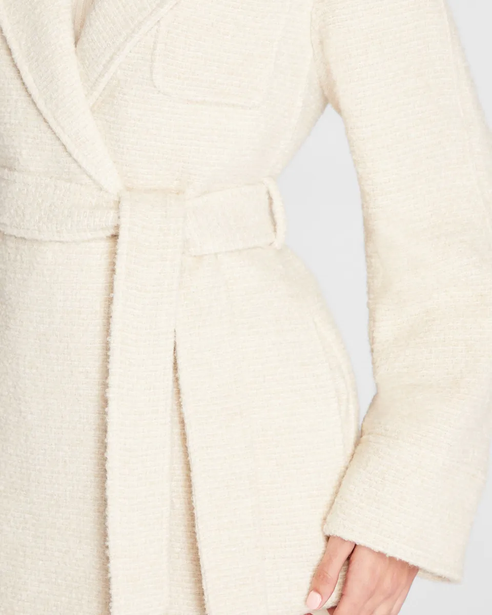 Bouclé Belted Jacket sold by Club Monaco