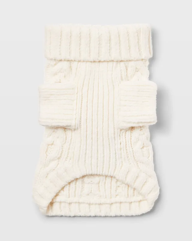 Cable Knit Dog Sweater sold by Club Monaco