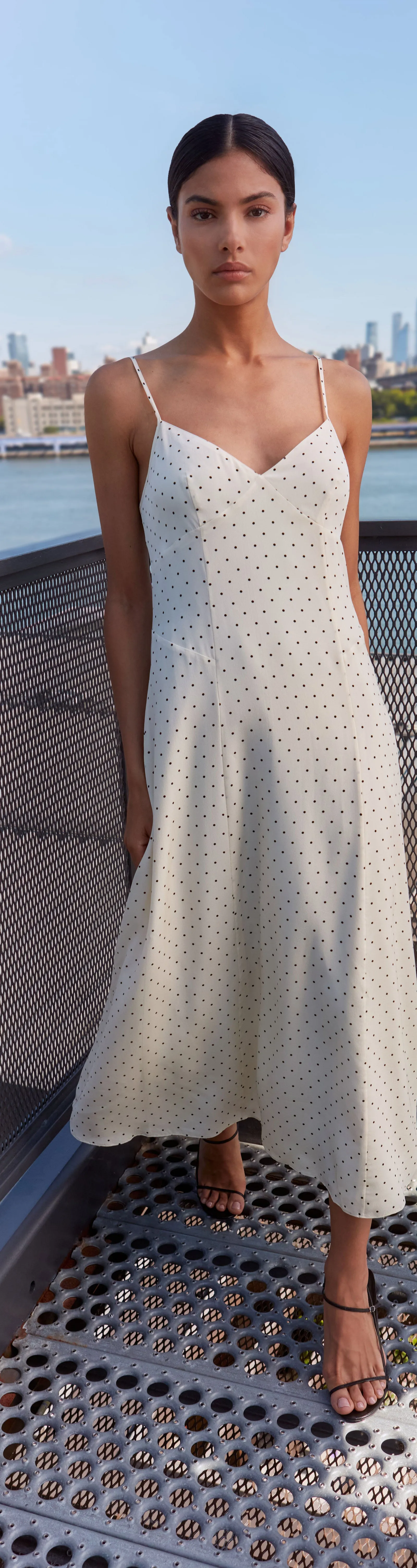 Sleeveless Silk Maxi Dress sold by Club Monaco product image thumbnail 2