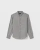 Long Sleeve Tile Print Linen Button Down Shirt sold by Club Monaco