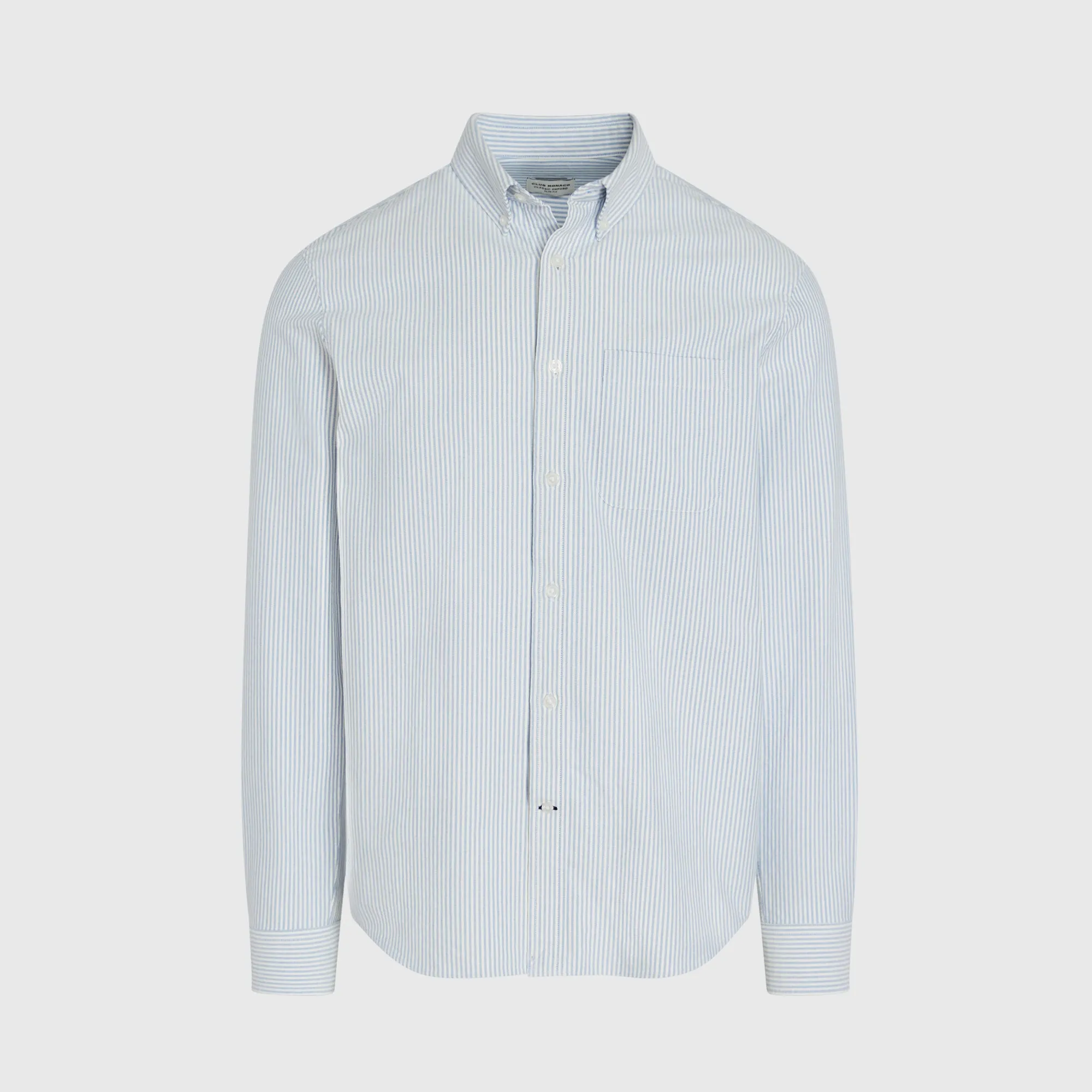 Long-Sleeve Striped Oxford Shirt sold by Club Monaco product image thumbnail 5
