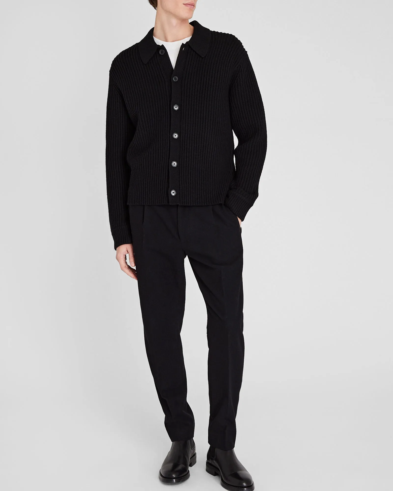 Chunky Collar Cardigan sold by Club Monaco product image thumbnail 4