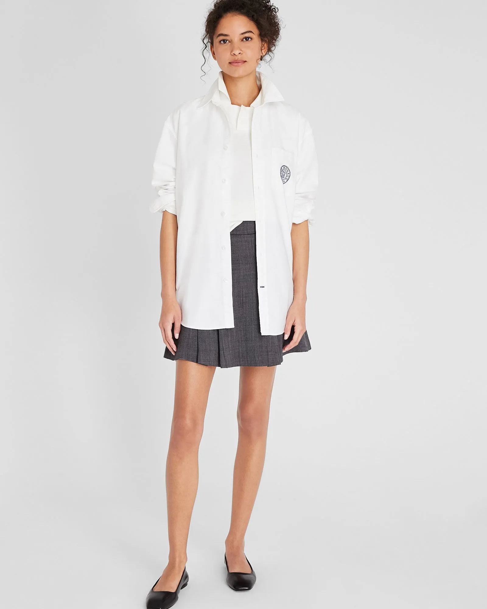 Crest Oxford Shirt sold by Club Monaco product image thumbnail 5