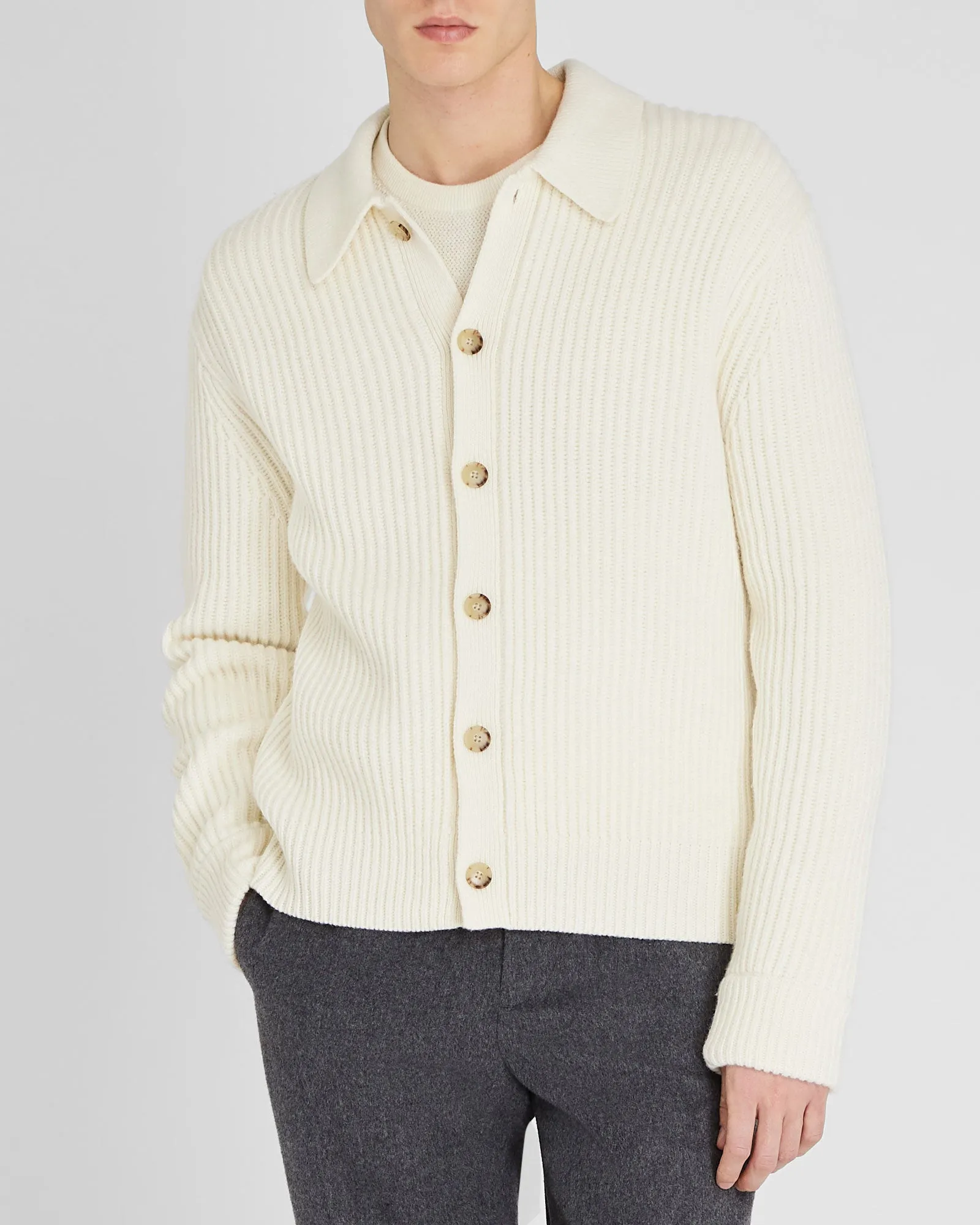 Chunky Collar Cardigan sold by Club Monaco