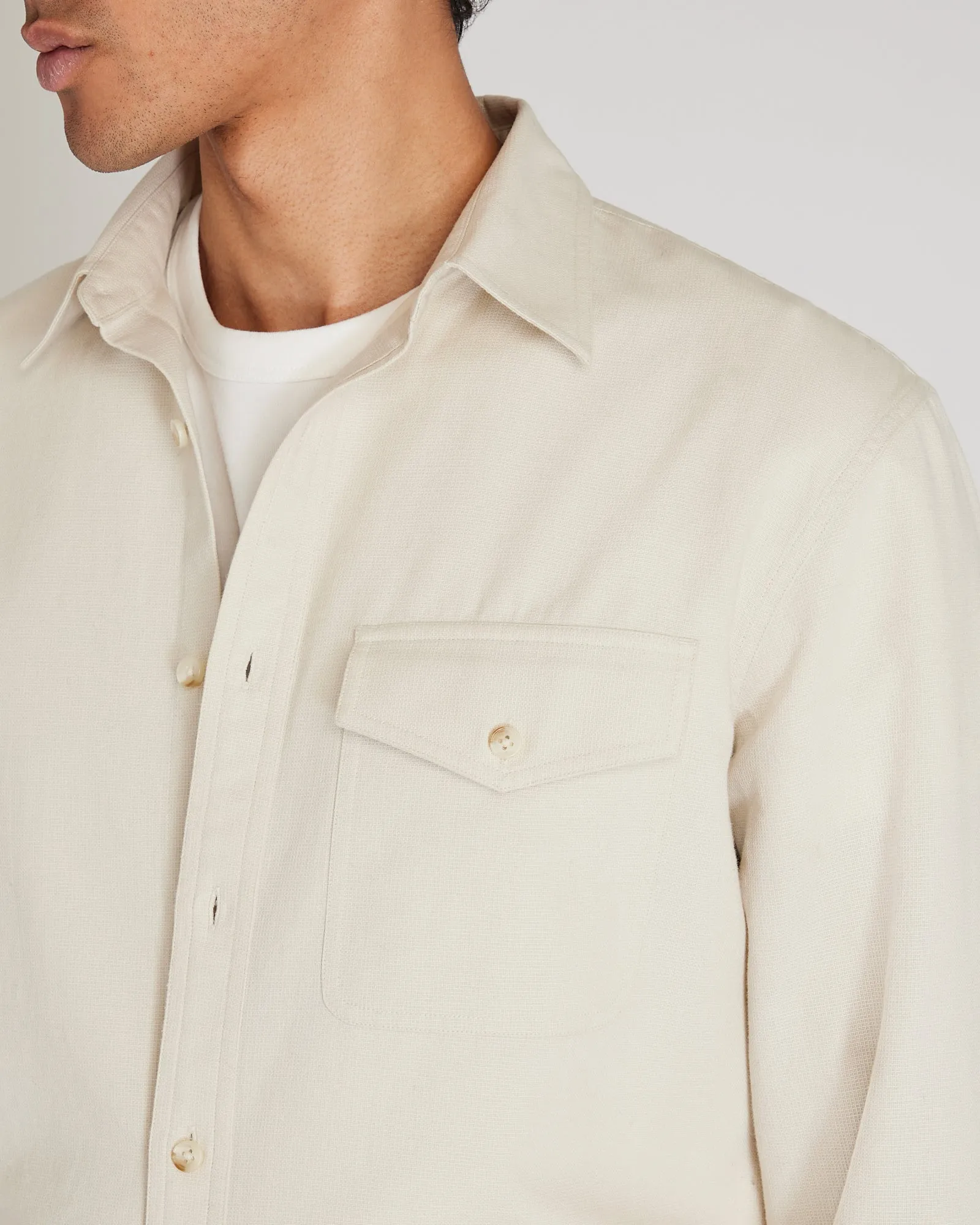 Long-Sleeve Standard Texture Shirt sold by Club Monaco product image thumbnail 2