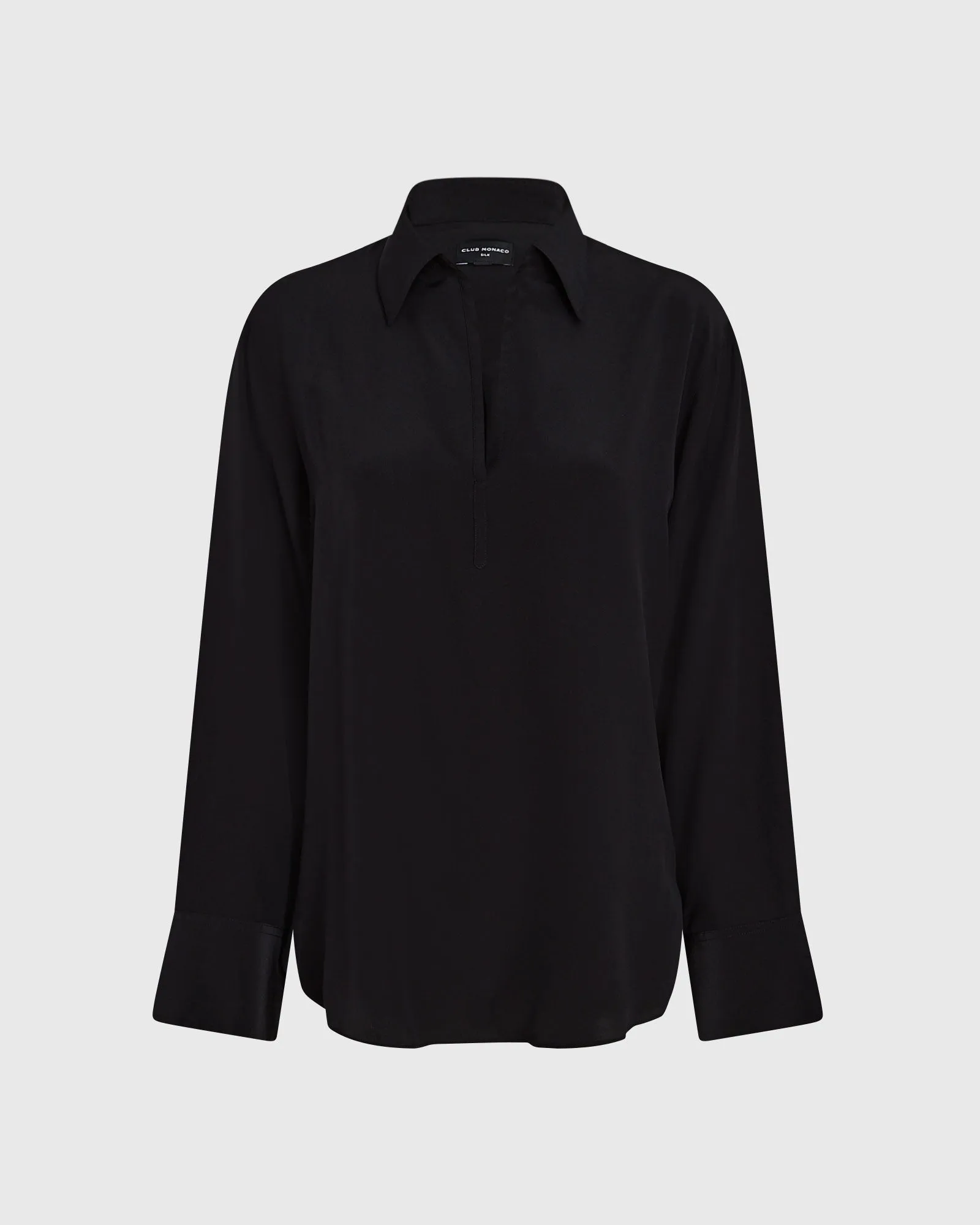 Silk Popover Shirt sold by Club Monaco product image thumbnail 5