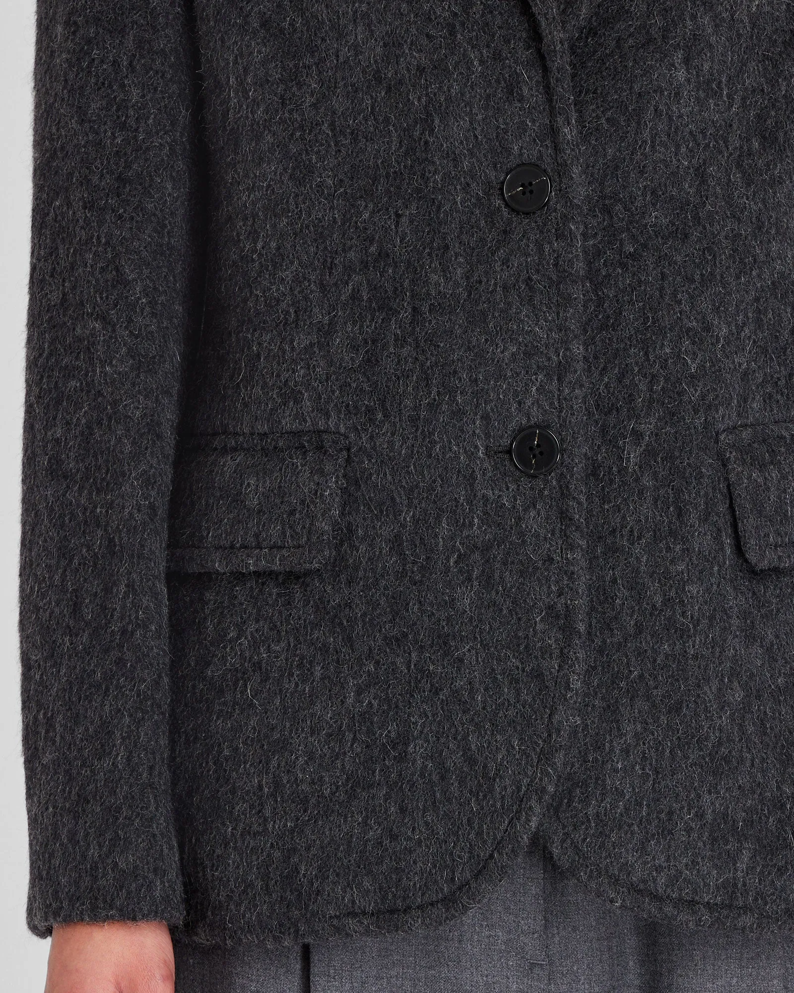 Plush Single-Breasted Wool Blazer sold by Club Monaco product image thumbnail 2