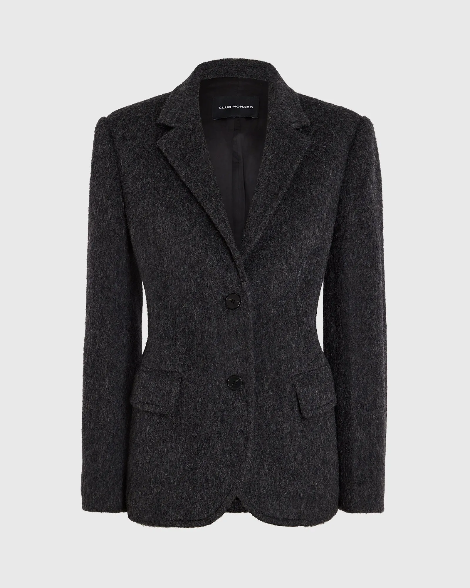 Plush Single-Breasted Wool Blazer sold by Club Monaco product image thumbnail 5