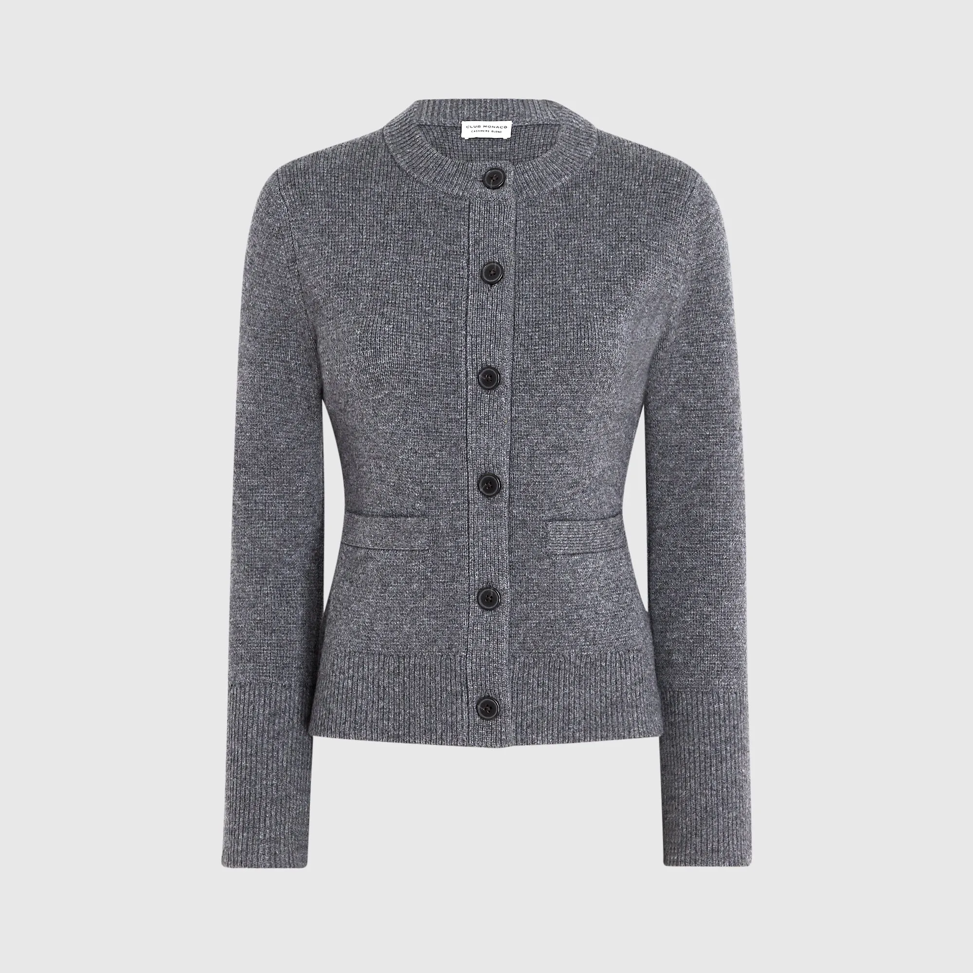 Wool-Cashmere Blend Milano Stitch Cardigan sold by Club Monaco product image thumbnail 5