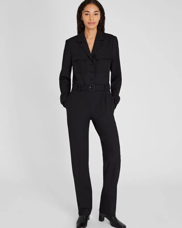 Tailored Crepe Jumpsuit made by Club Monaco