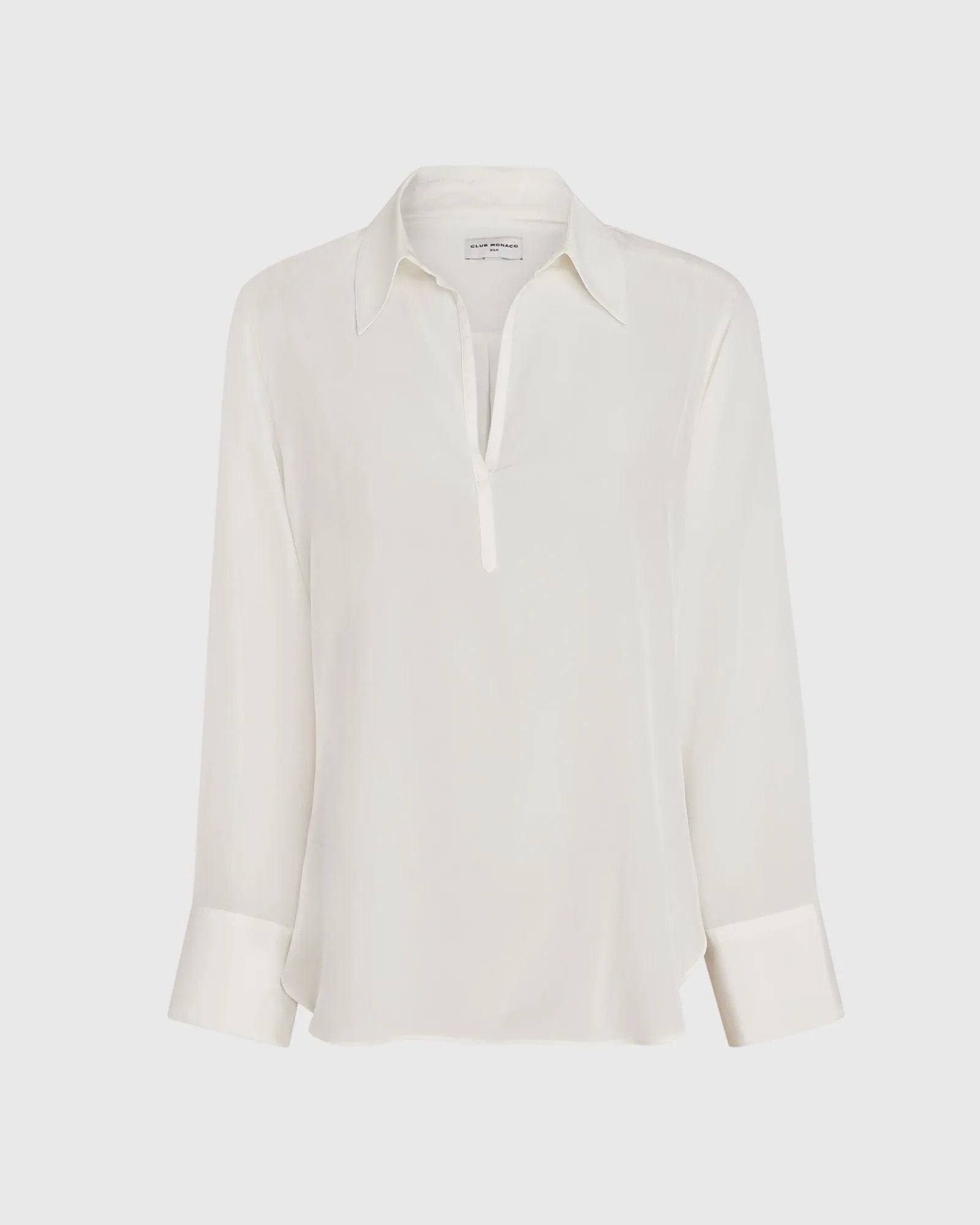 Silk Popover Shirt sold by Club Monaco product image thumbnail 5