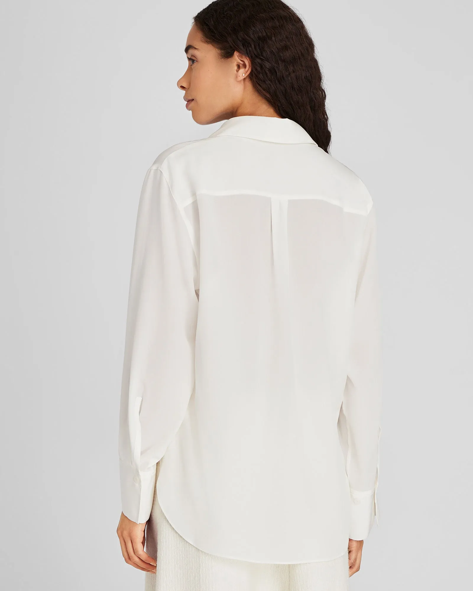 Silk Popover Shirt sold by Club Monaco product image thumbnail 4