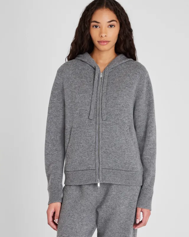 Cashmere Blend Full-Zip Hoodie sold by Club Monaco