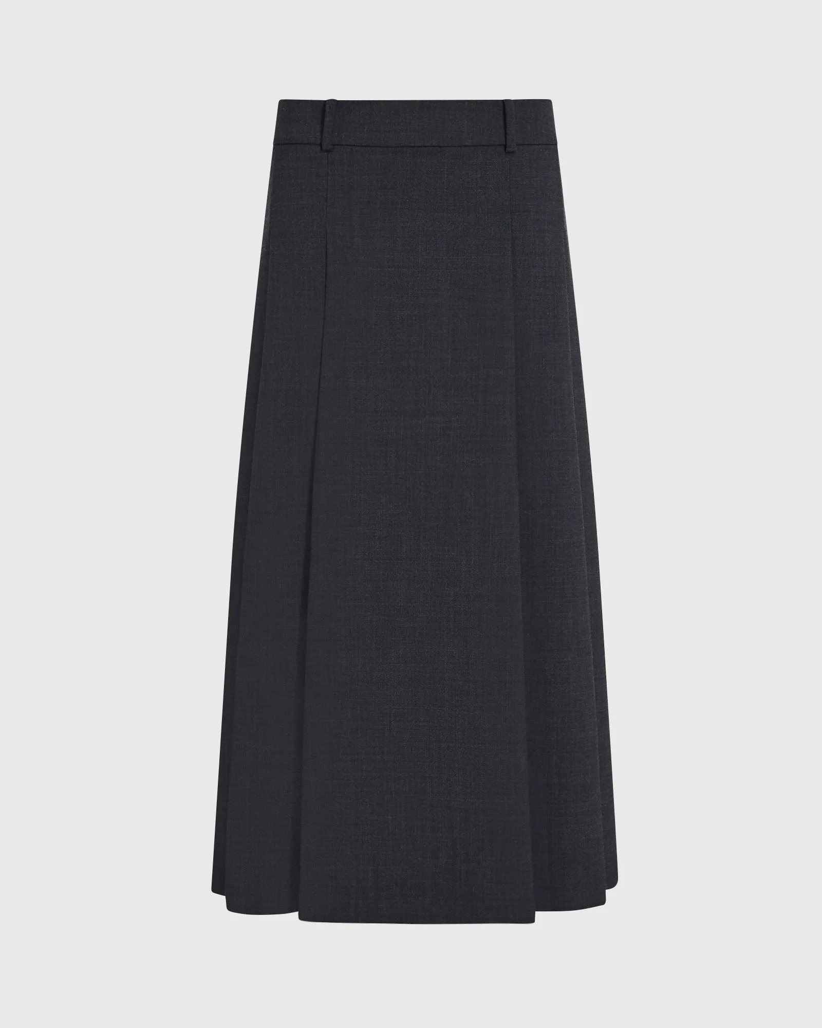 Wool Blend Pleated Midi Skirt sold by Club Monaco product image thumbnail 5