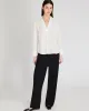 Collared Silk Popover Shirt sold by Club Monaco
