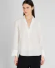 Collared Silk Popover Shirt sold by Club Monaco