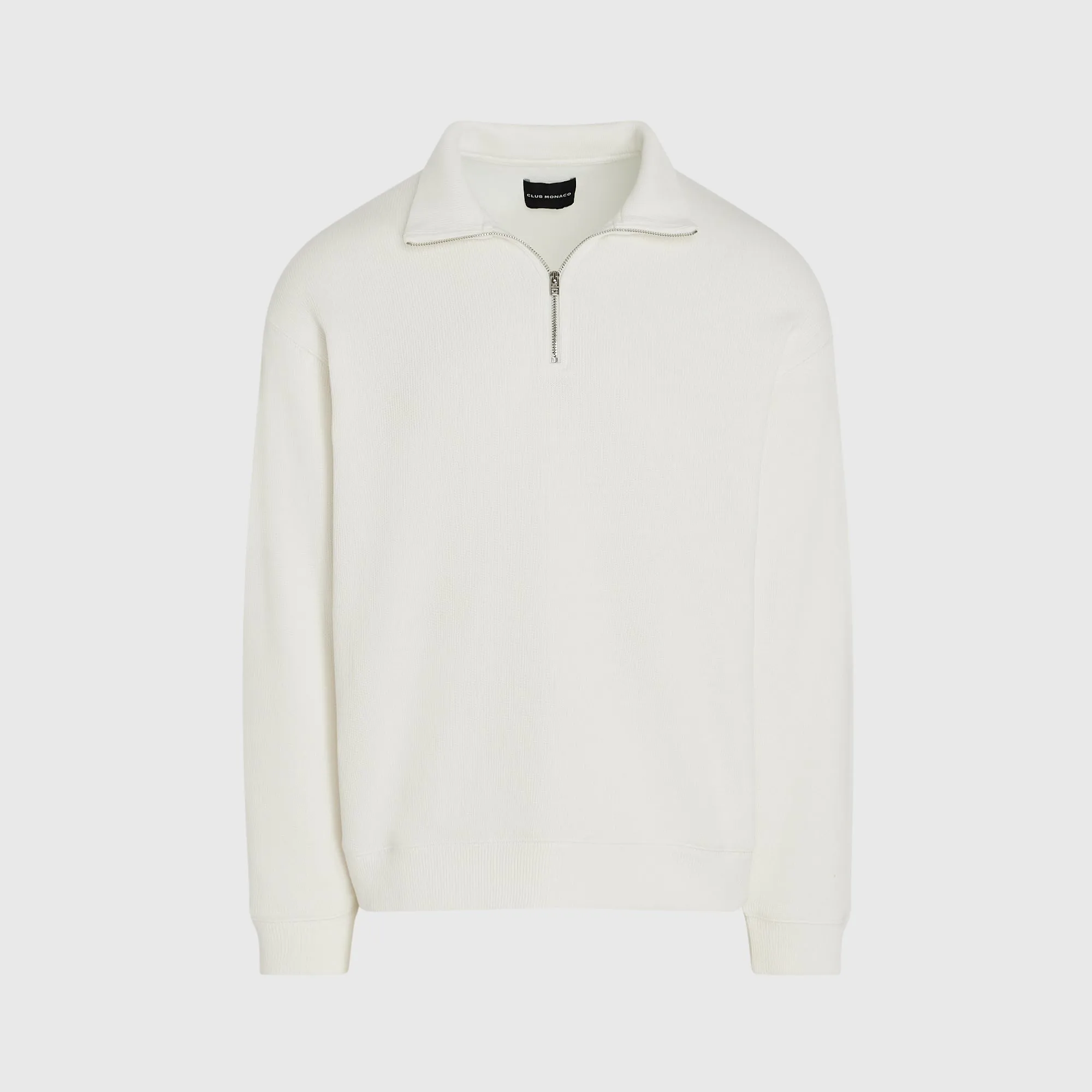 Rib Knit Quarter-Zip sold by Club Monaco product image thumbnail 5