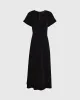 Flutter Sleeve Crepe Midi Dress sold by Club Monaco