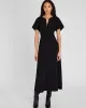 Flutter Sleeve Crepe Midi Dress sold by Club Monaco
