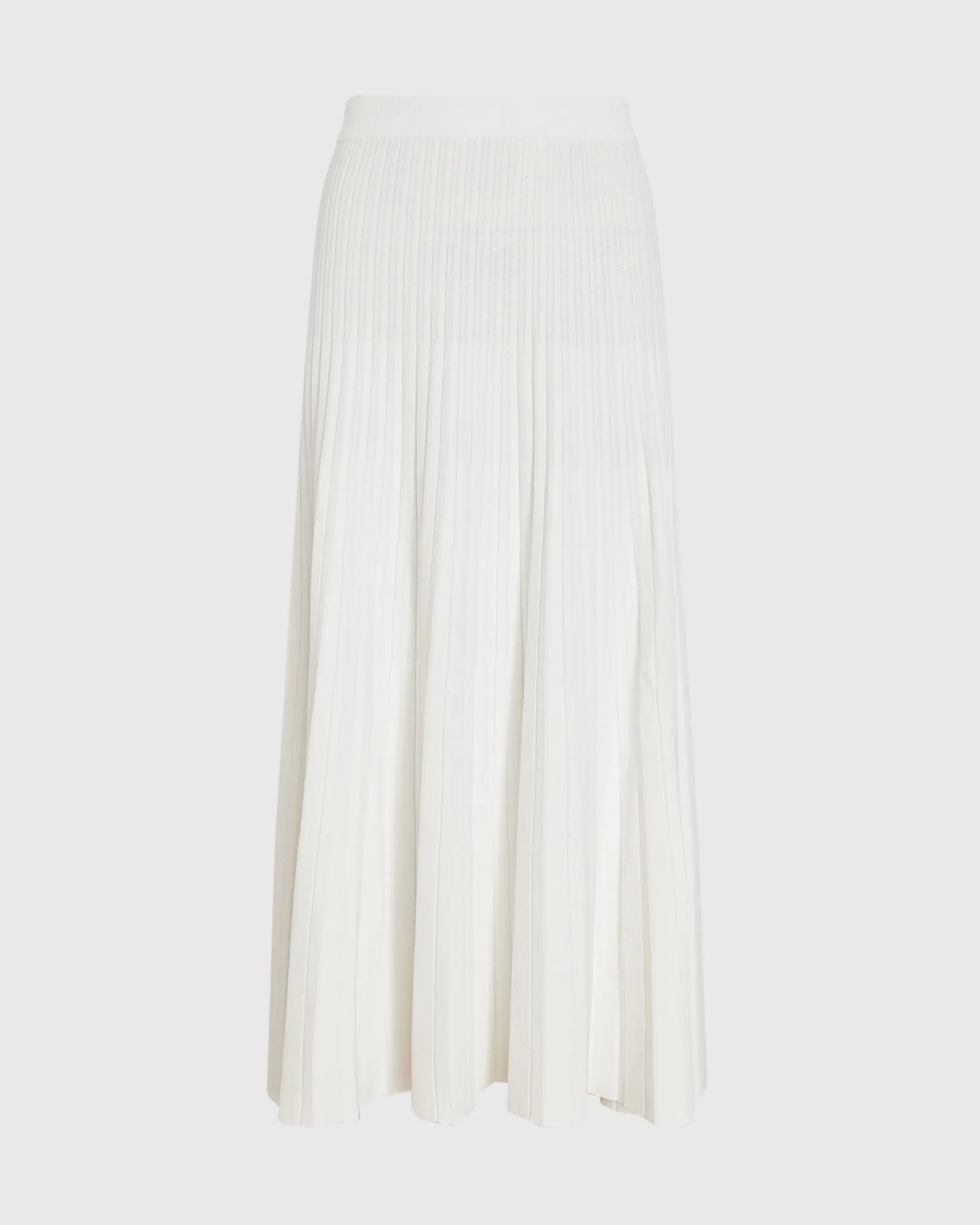 Sunburst Pleat Ribbed Knit Midi Skirt sold by Club Monaco product image thumbnail 5