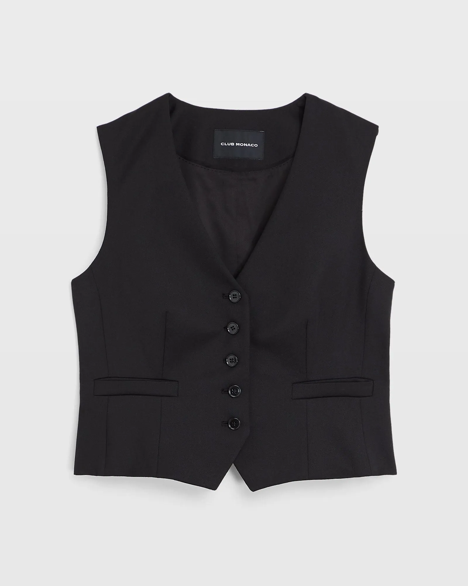 Lightweight Wool Vest sold by Club Monaco product image thumbnail 5