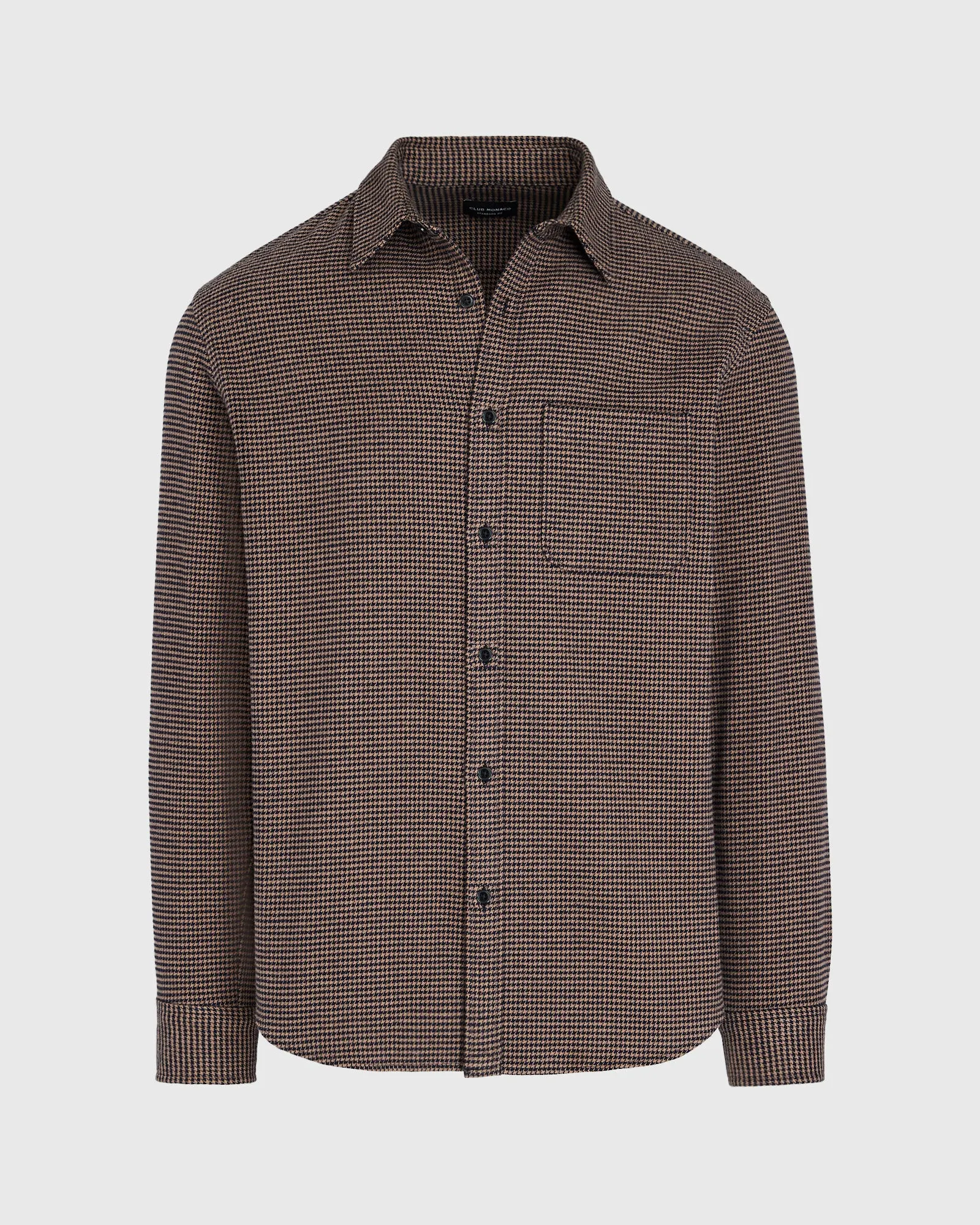 Houndstooth Heavyweight Flannel Shirt sold by Club Monaco product image thumbnail 5