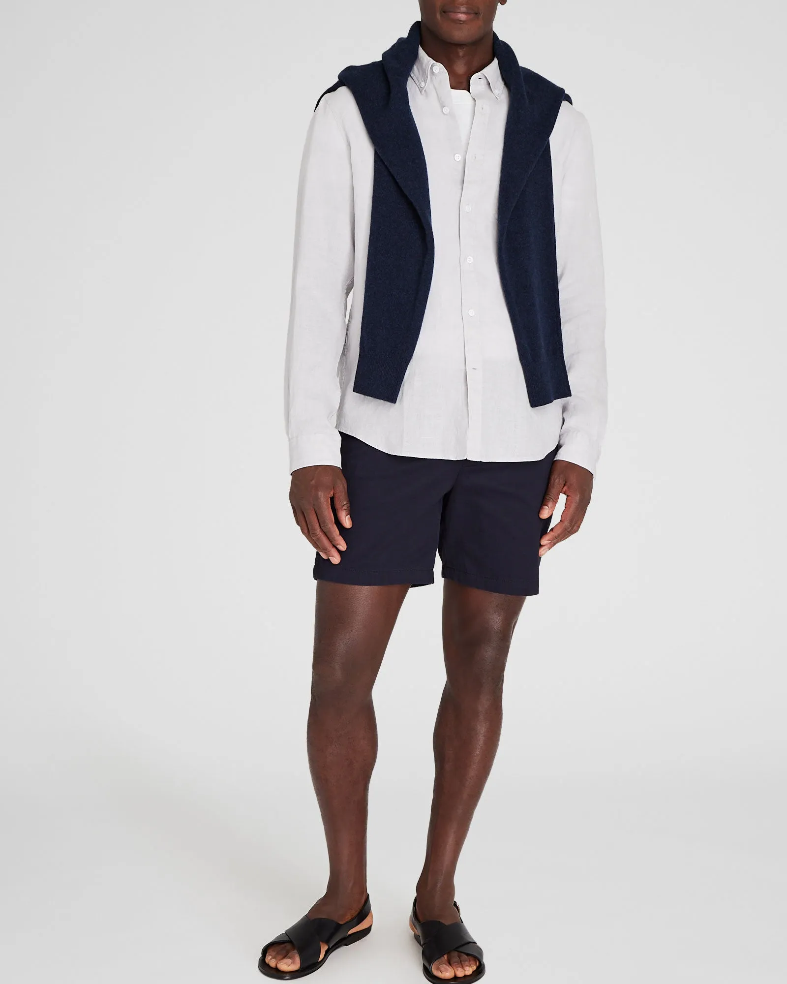 Long-Sleeve Solid Linen Shirt sold by Club Monaco product image thumbnail 4