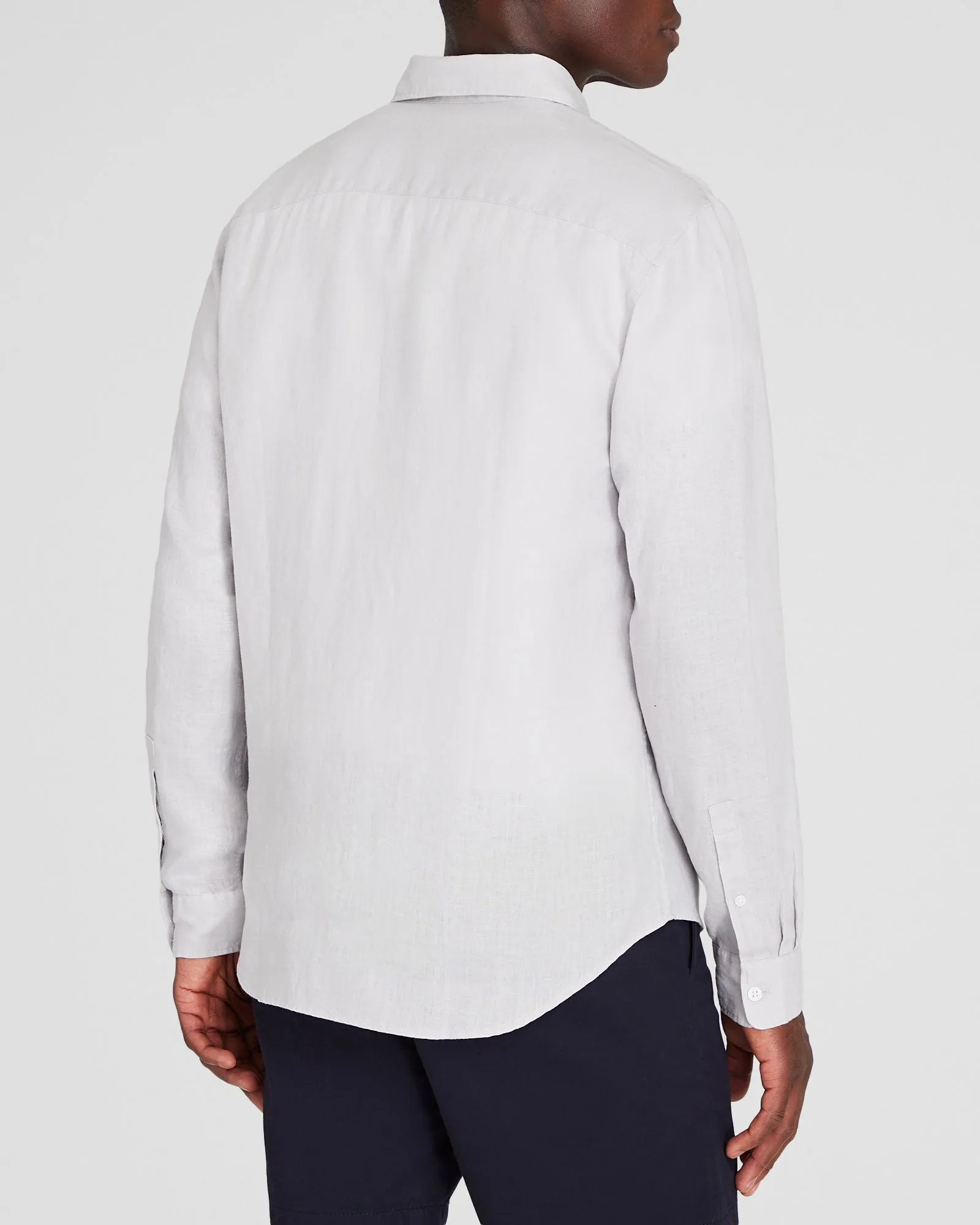 Long-Sleeve Solid Linen Shirt sold by Club Monaco product image thumbnail 3